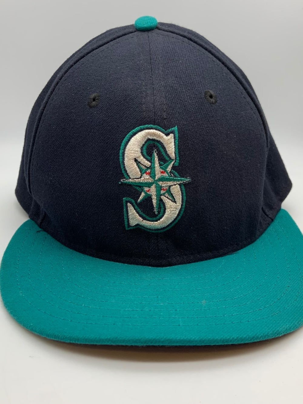 New Era 59Fifty Seattle Mariners Official On-Field Baseball Cap Hat 7-3/8